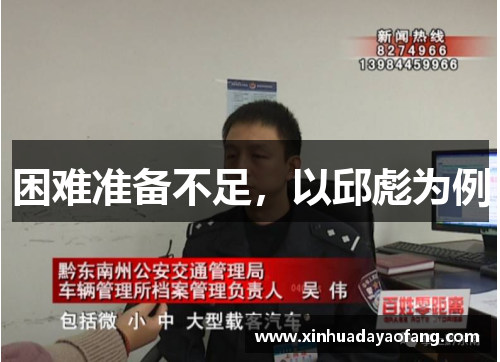 困难准备不足，以邱彪为例